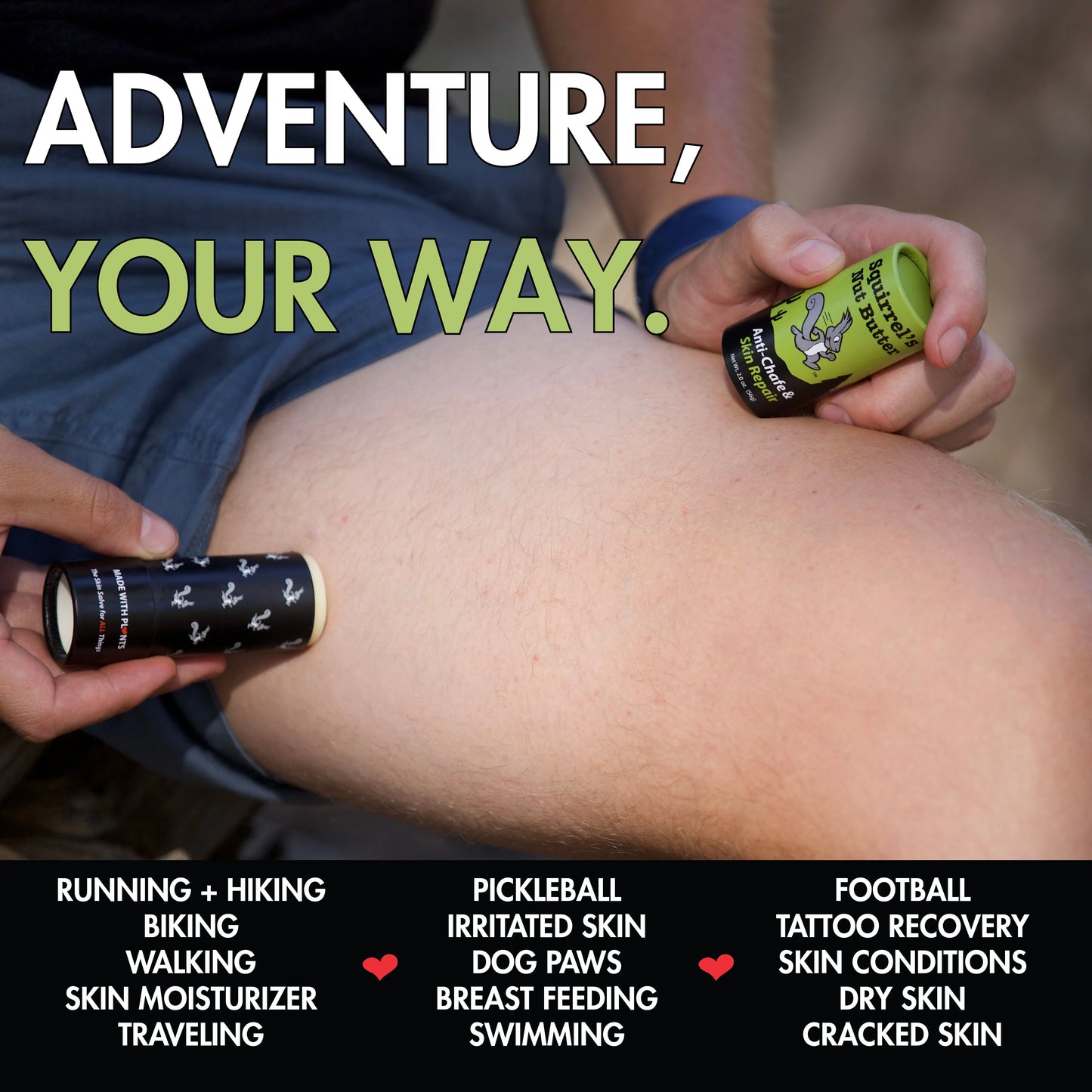 Squirrel's Nut Butter Vegan - composteerbare stick