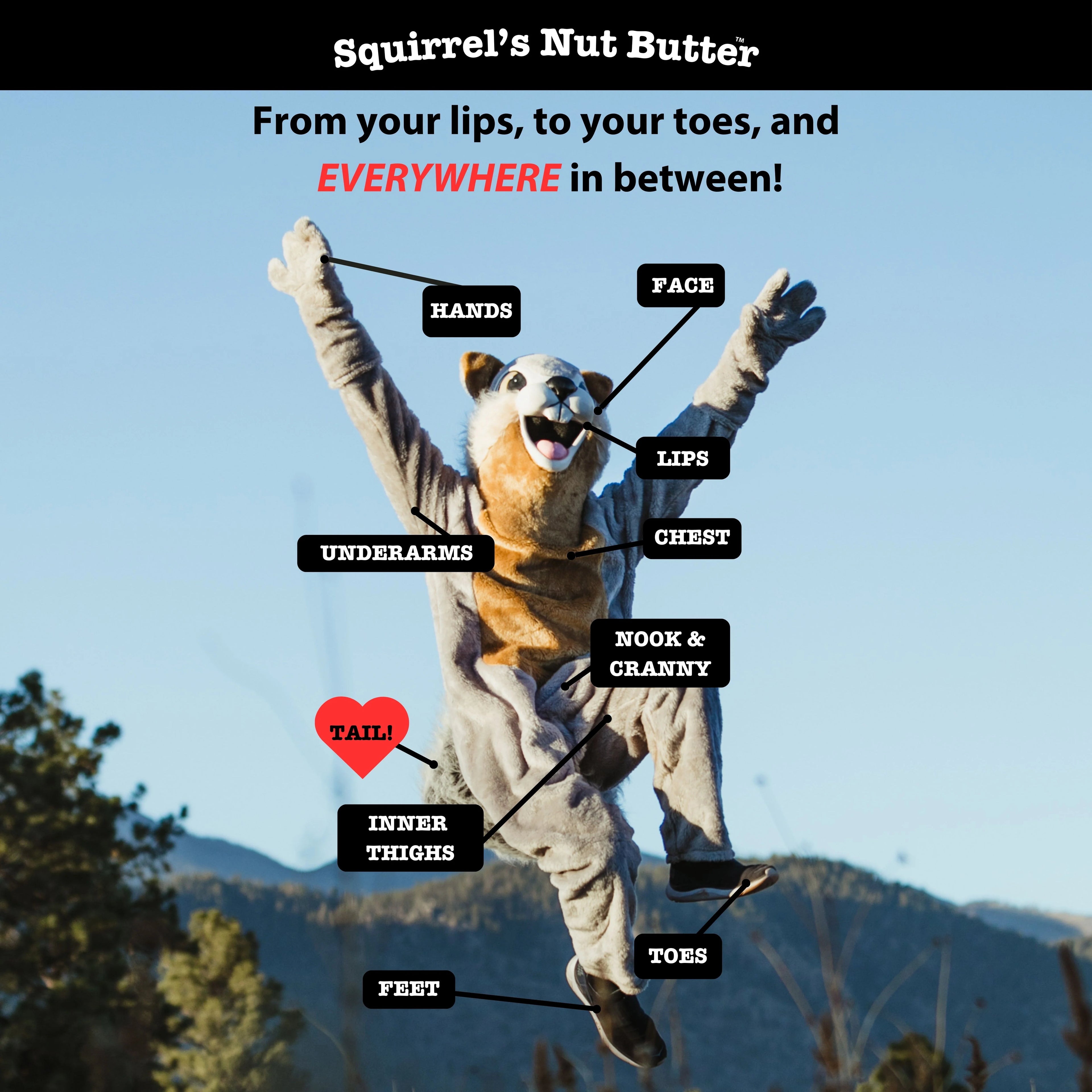 Squirrel's Nut Butter Vegan - composteerbare stick